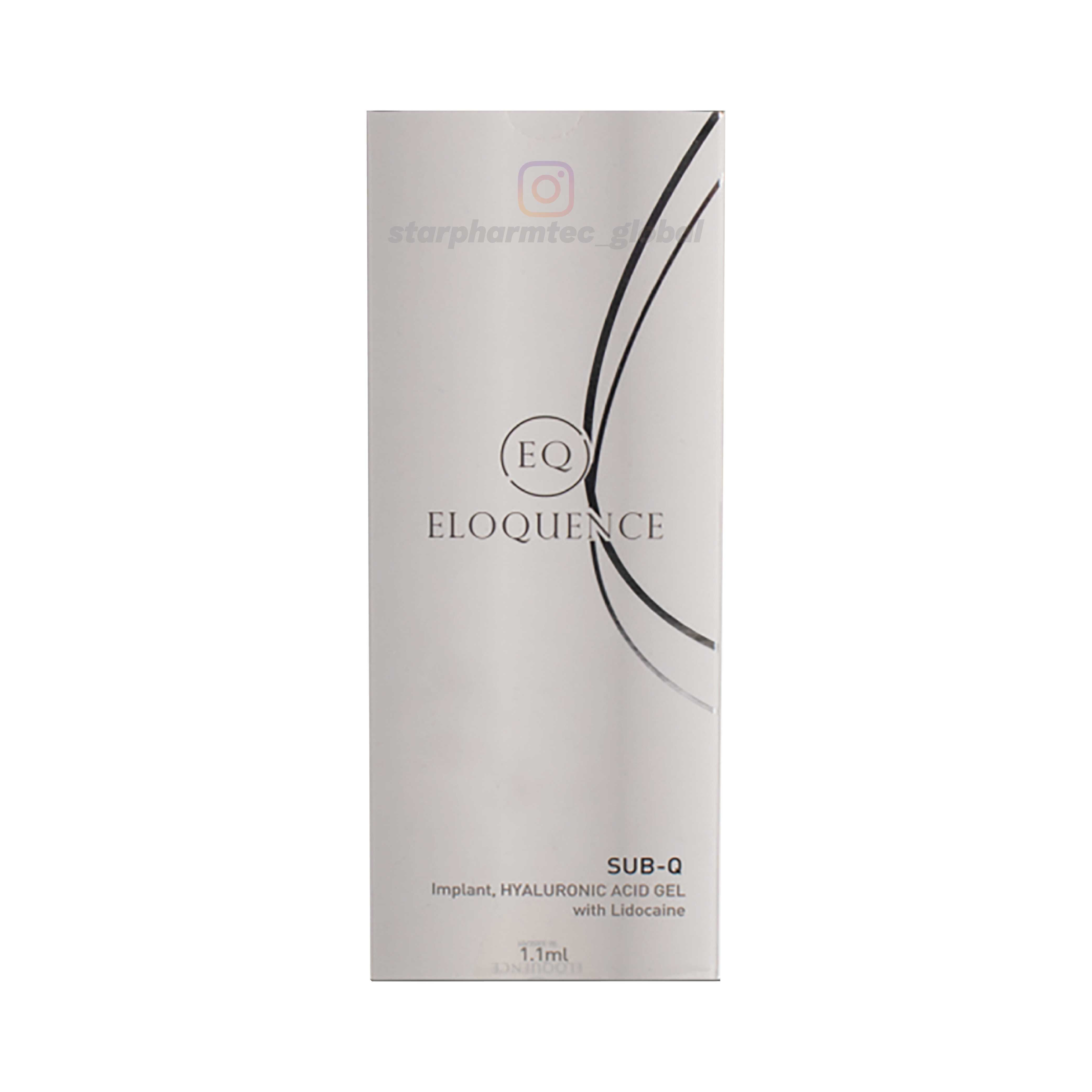 Eloquence 1.1ml x 1syr/box HA 24mg/ml Fine | Deep | SubQ
